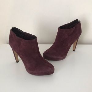 Sam Edelman Maroon Booties - size 8.5